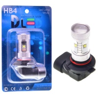Светодиодная автолампа DLED HB4 9006 - XB + Линза 6 CREE  (2шт.)